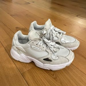 White adidas sneakers